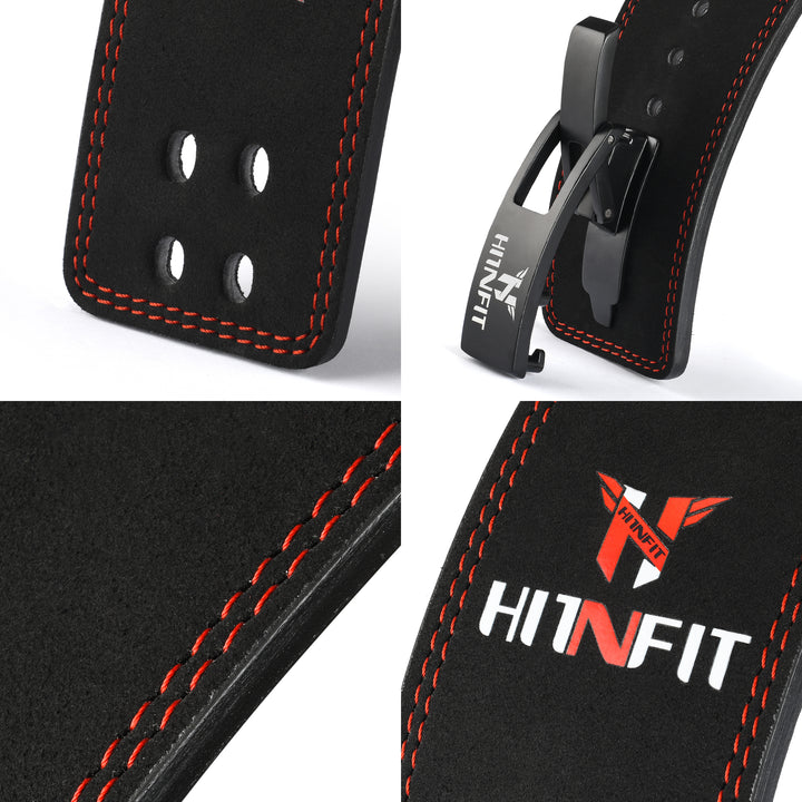 13mm Powerlifting Lever Belt (Black/Black)