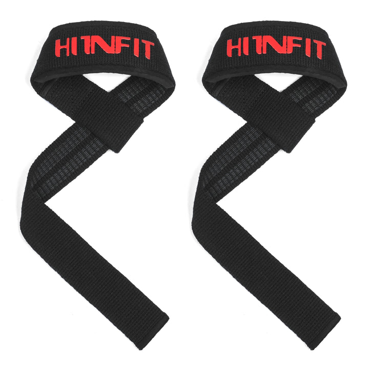 Cotton Lifting Wrist Straps (Neoprene Paded with DuraGrip)