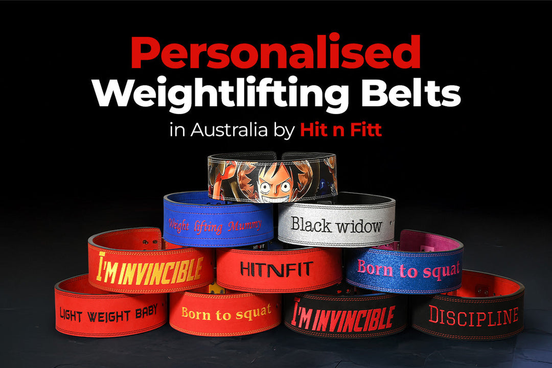 Personalised Weightlifting Belts in Australia by Hit n Fit