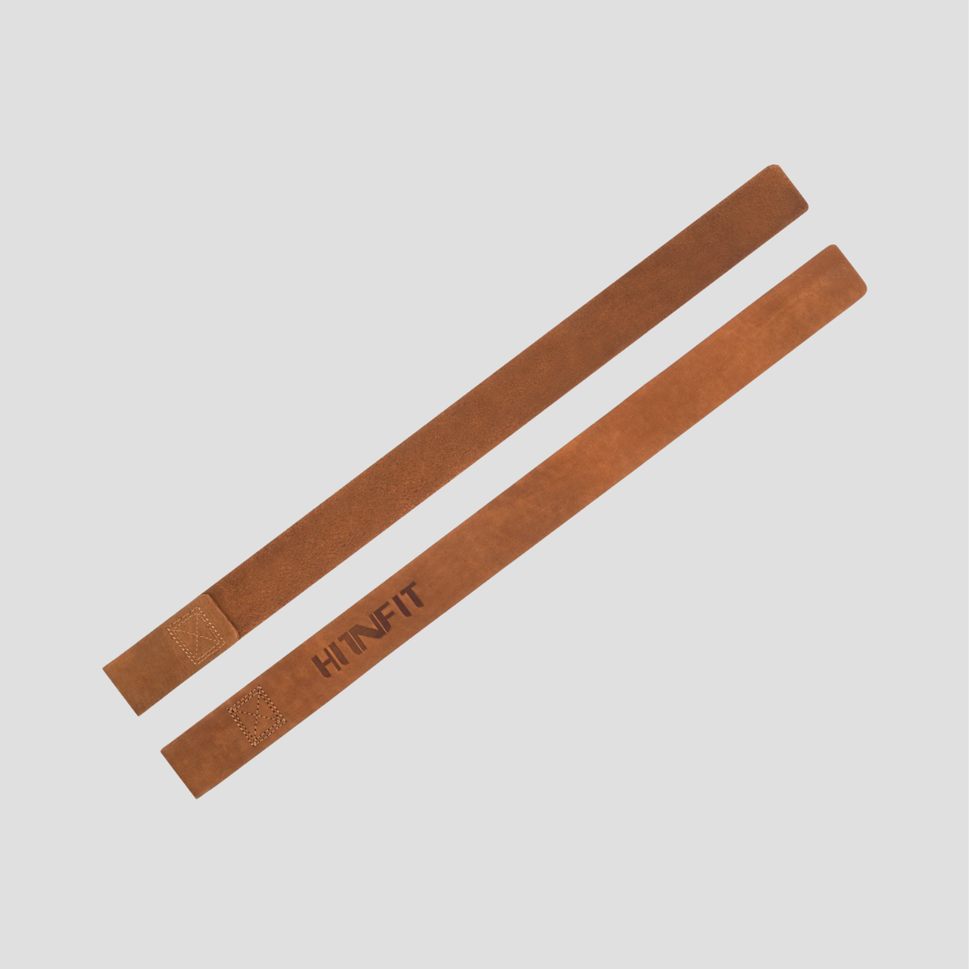Leather Lifting Straps (Tan Brown - 24")