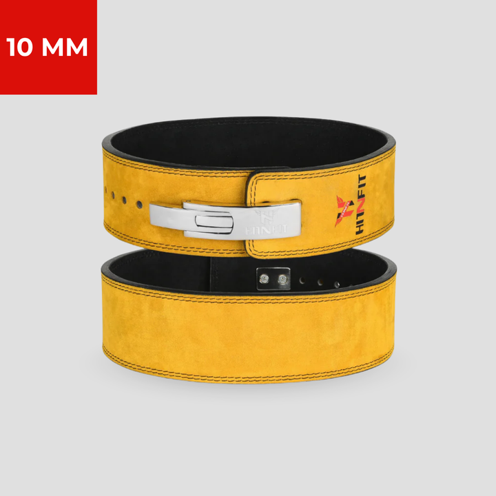 10mm Lever Belt - Yellow/Black