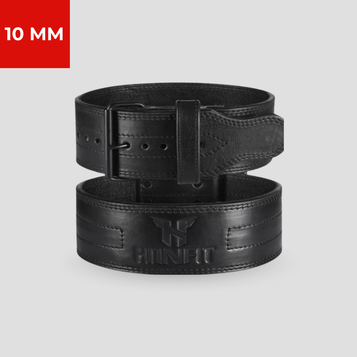 10mm Single Prong Powerlifting Belt (Black)