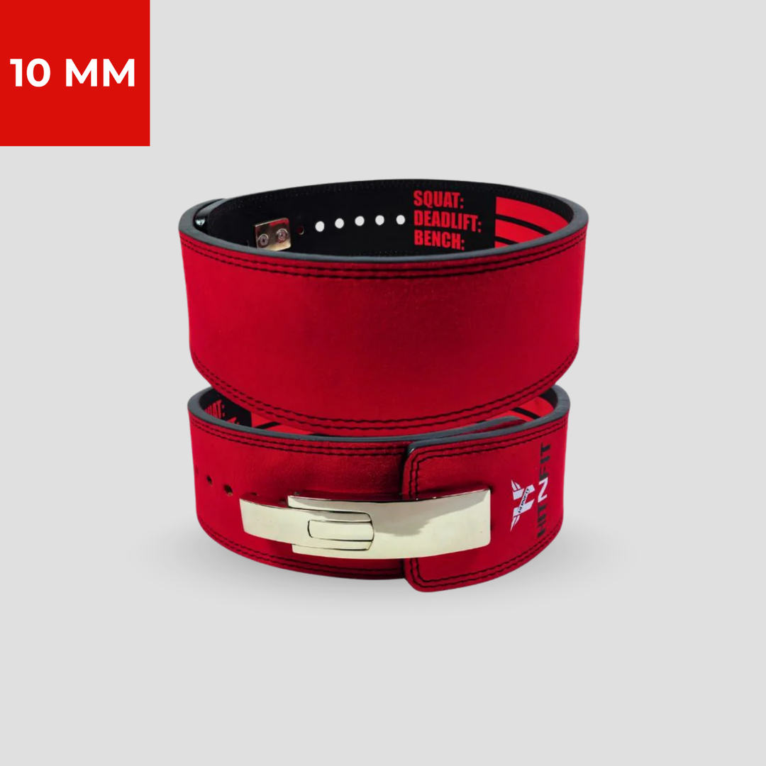 10mm Lever Belt (Red/Black - Premium Edition)