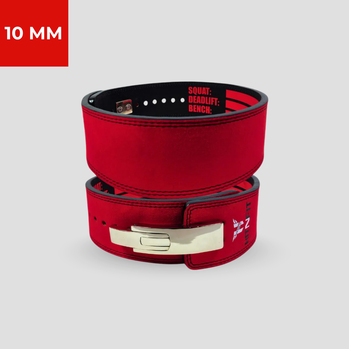 10mm Lever Belt (Red/Black - Premium Edition)