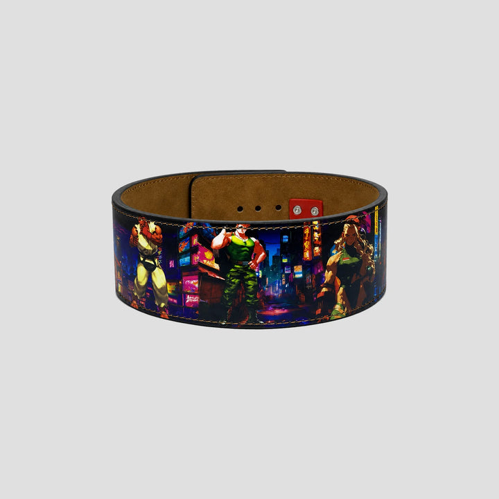 10mm Leather Lever Belt (Street Fighter Design)