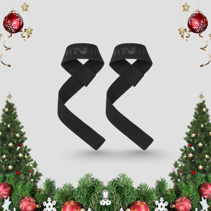 Leather Lifting Straps (Black - 24")