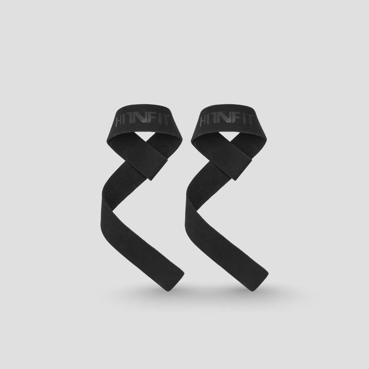 Leather Lifting Straps (Black - 24")