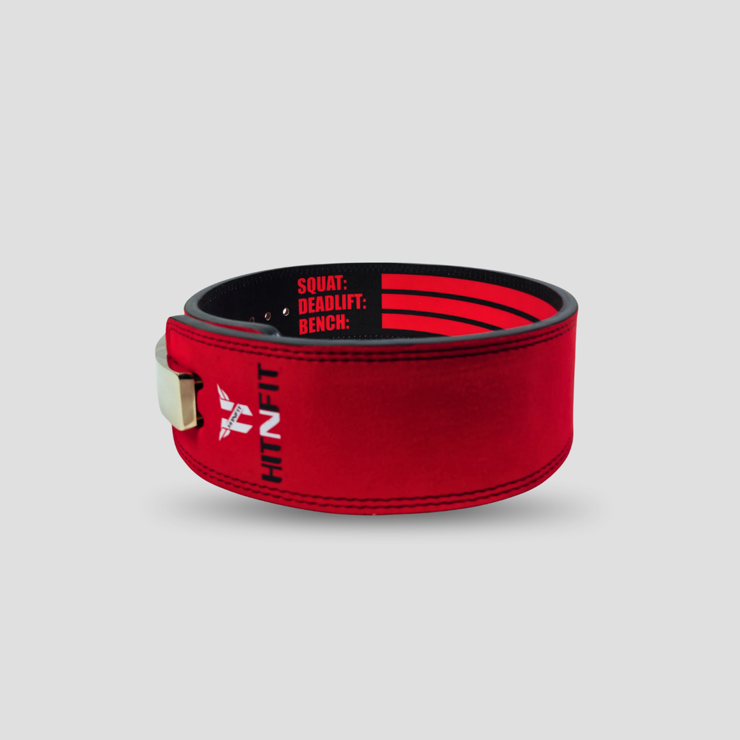 10mm Lever Belt (Red/Black - Premium Edition)