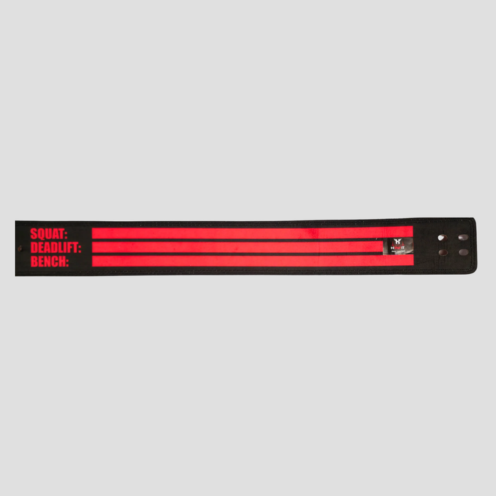 10mm Lever Belt (Red/Black - Premium Edition)