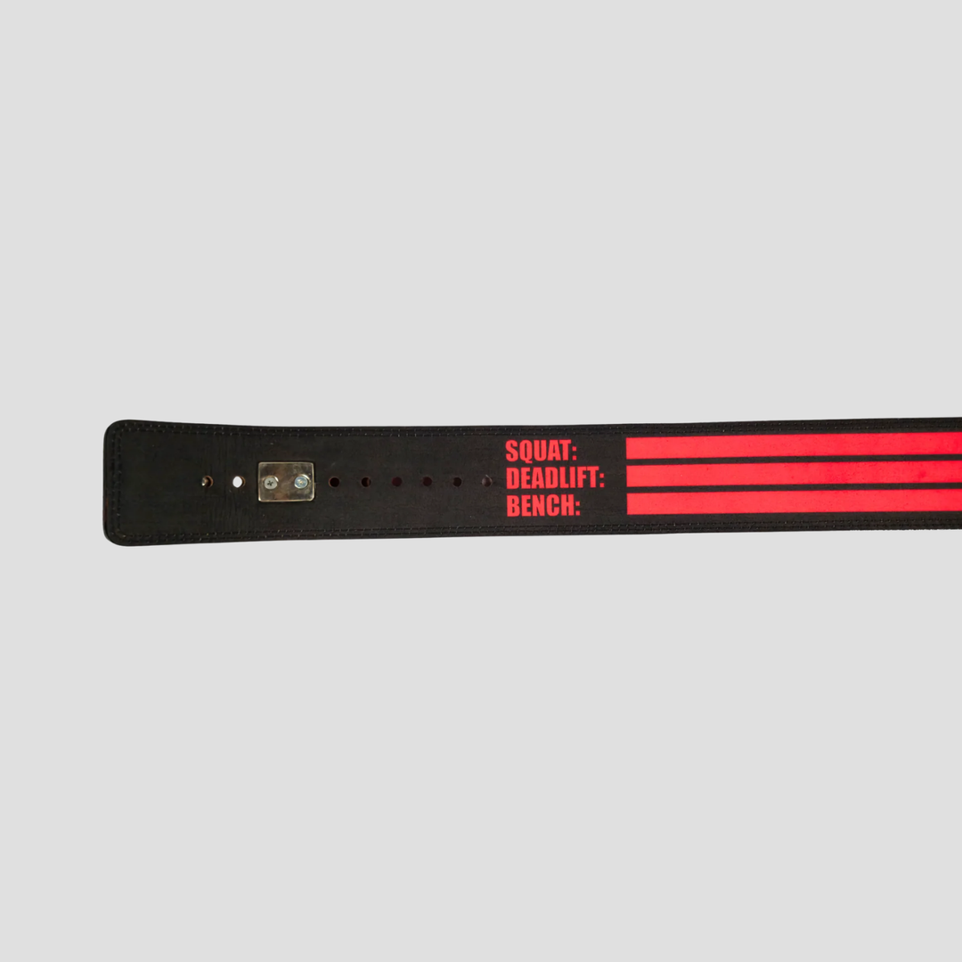 10mm Lever Belt (Red/Black - Premium Edition)