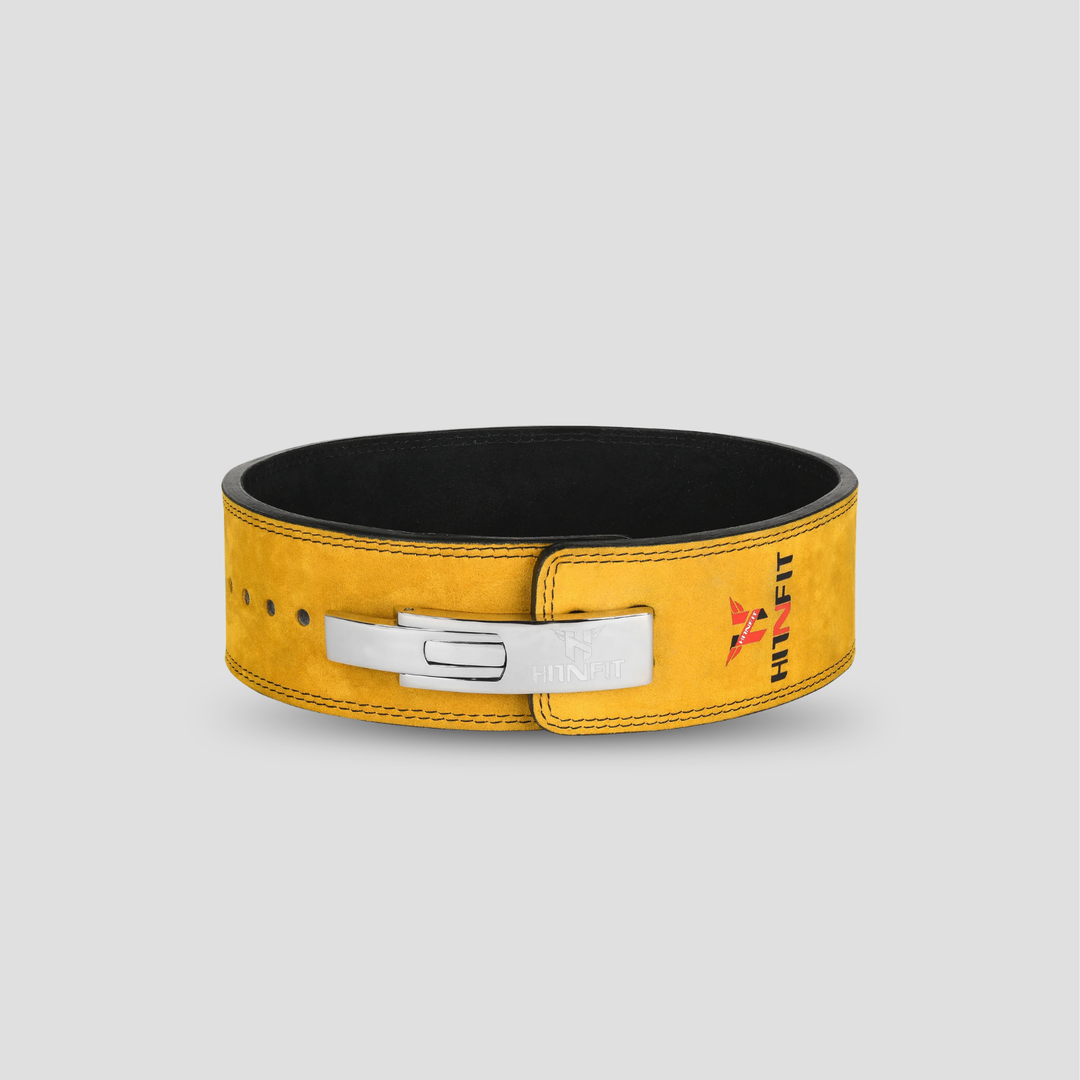 10mm Lever Belt - Yellow/Black