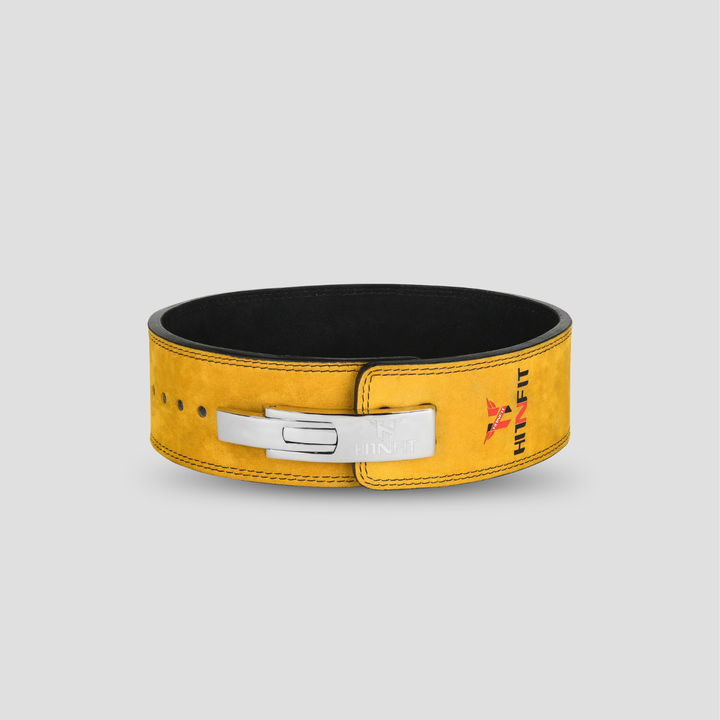 10mm Lever Belt - Yellow/Black