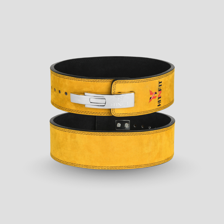 10mm Lever Belt - Yellow/Black