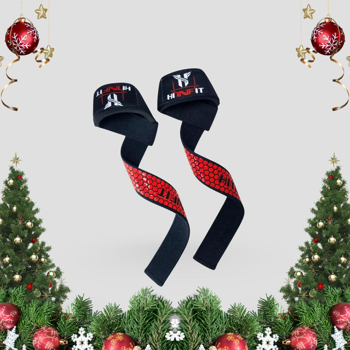 Premium Cotton Lifting Straps - 24" (Neoprene Padded with Dura-Grip)