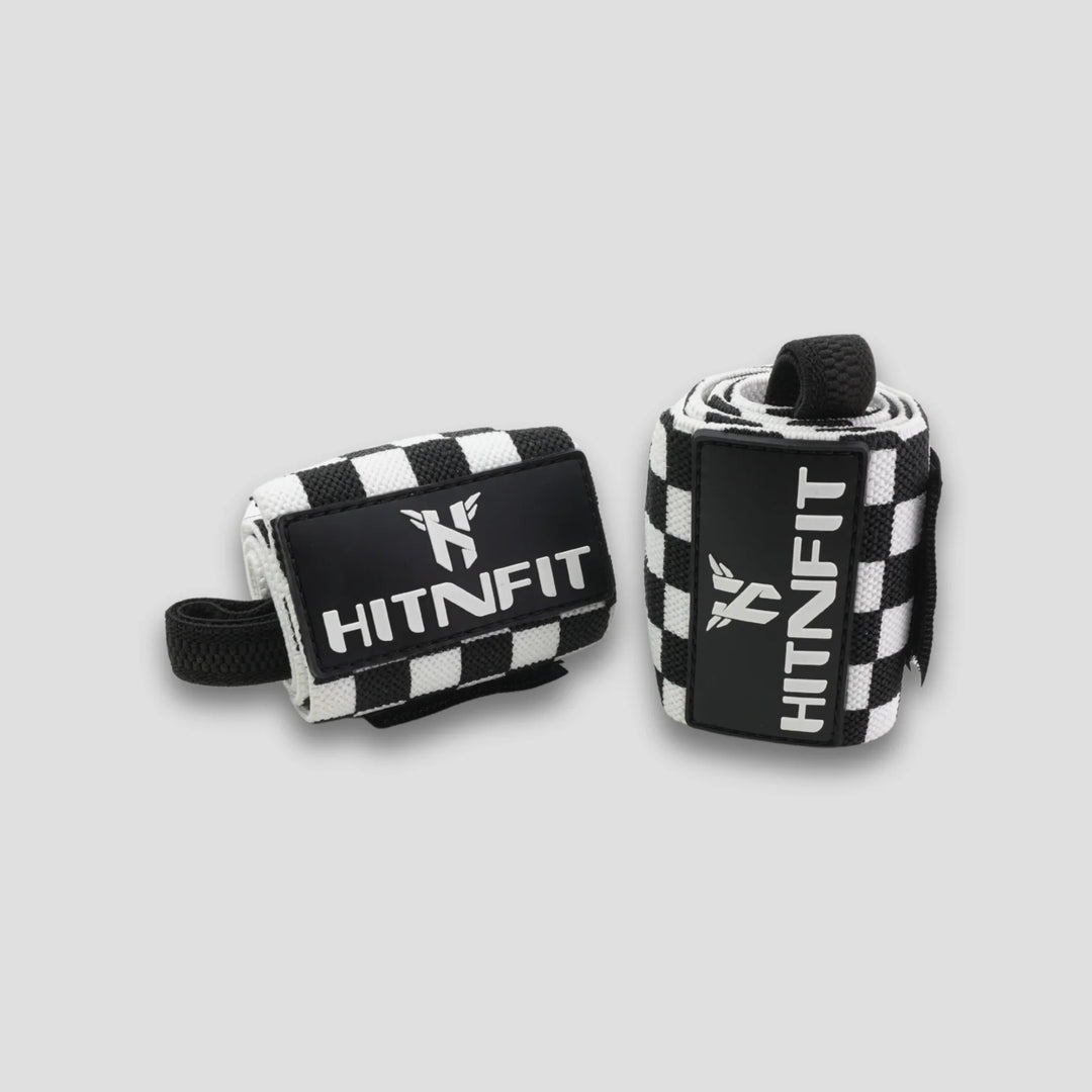 Weightlifting Wrist Wraps 18" (Medium - Checkered)
