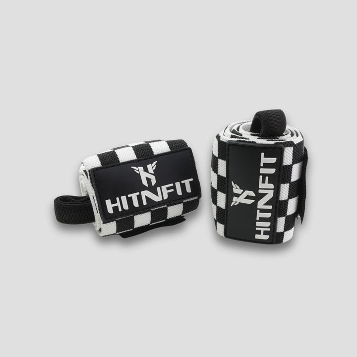 Weightlifting Wrist Wraps 18" (Medium - Checkered)