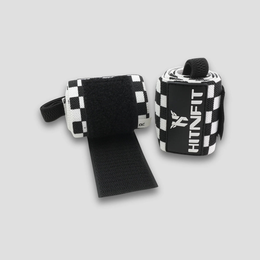Weightlifting Wrist Wraps 18" (Medium - Checkered)