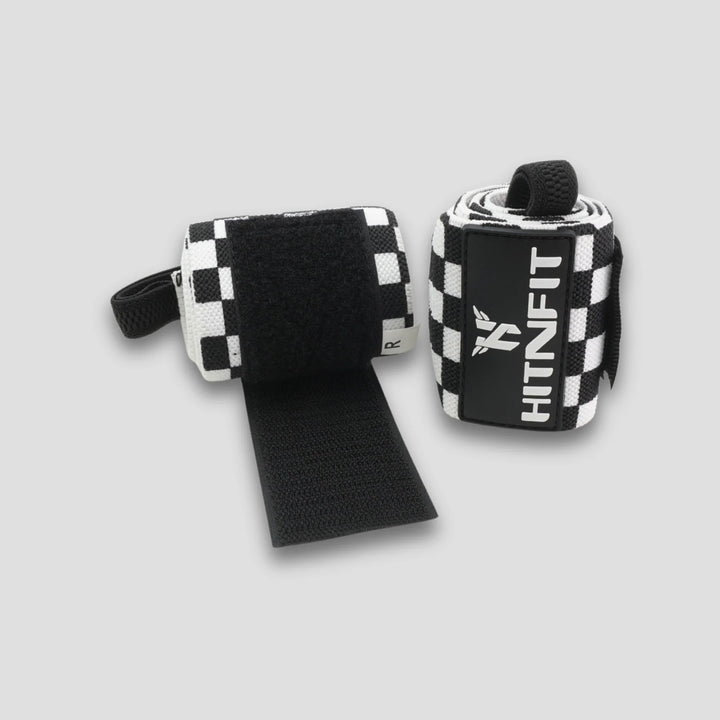 Weightlifting Wrist Wraps 18" (Medium - Checkered)