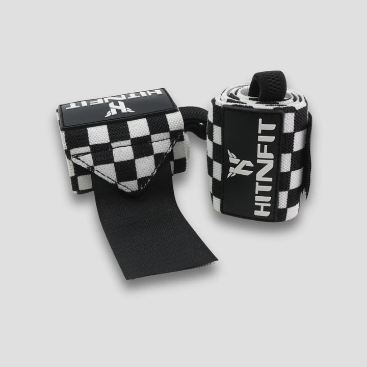 Weightlifting Wrist Wraps 18" (Medium - Checkered)