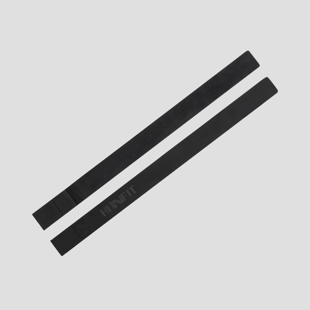 Leather Lifting Straps (Black - 24")