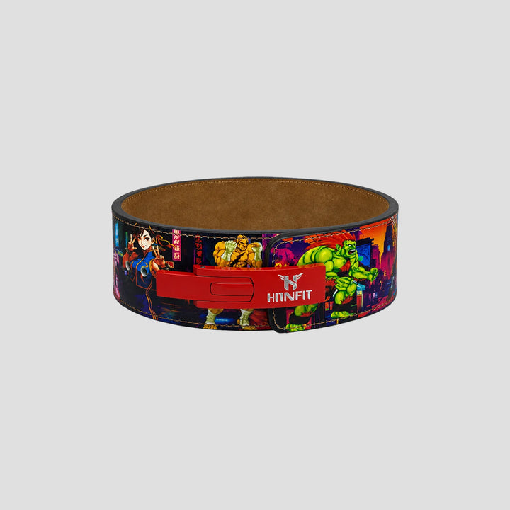 10mm Leather Lever Belt (Street Fighter Design)