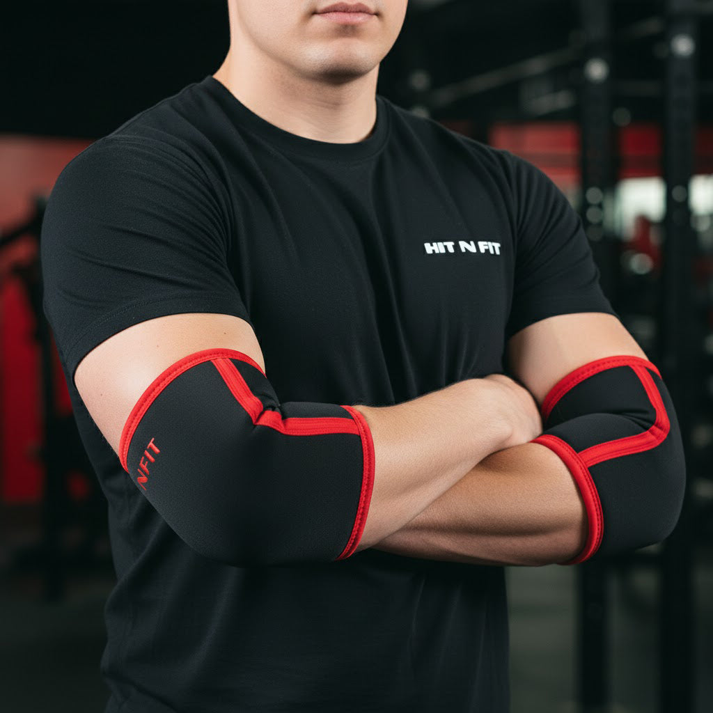 7mm Premium SBR Neoprene Elbow Sleeves (V1) — Hit n Fit | ORDER NOW!