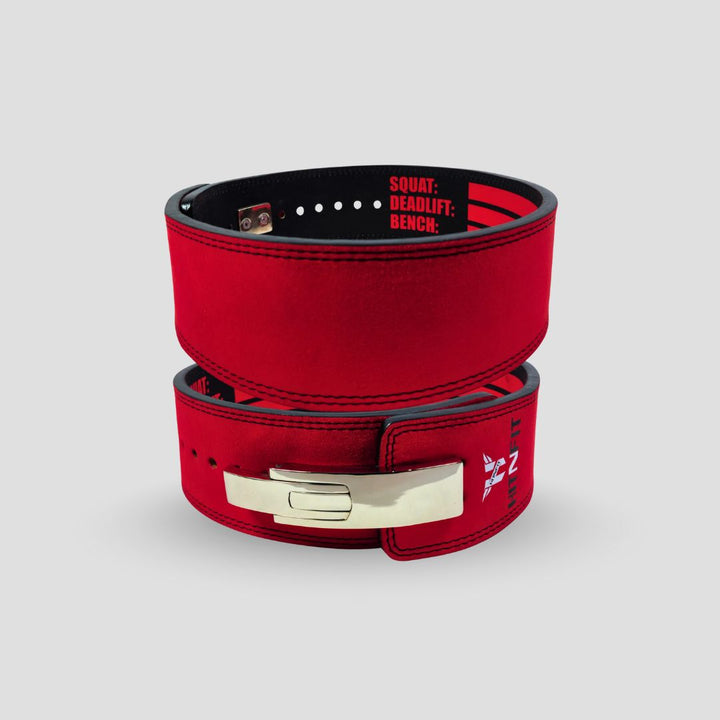10mm Lever Belt (Red/Black - Premium Edition)