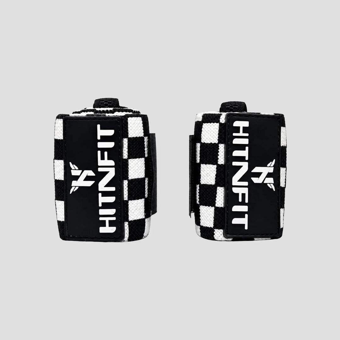 Weightlifting Wrist Wraps 18" (Medium - Checkered)