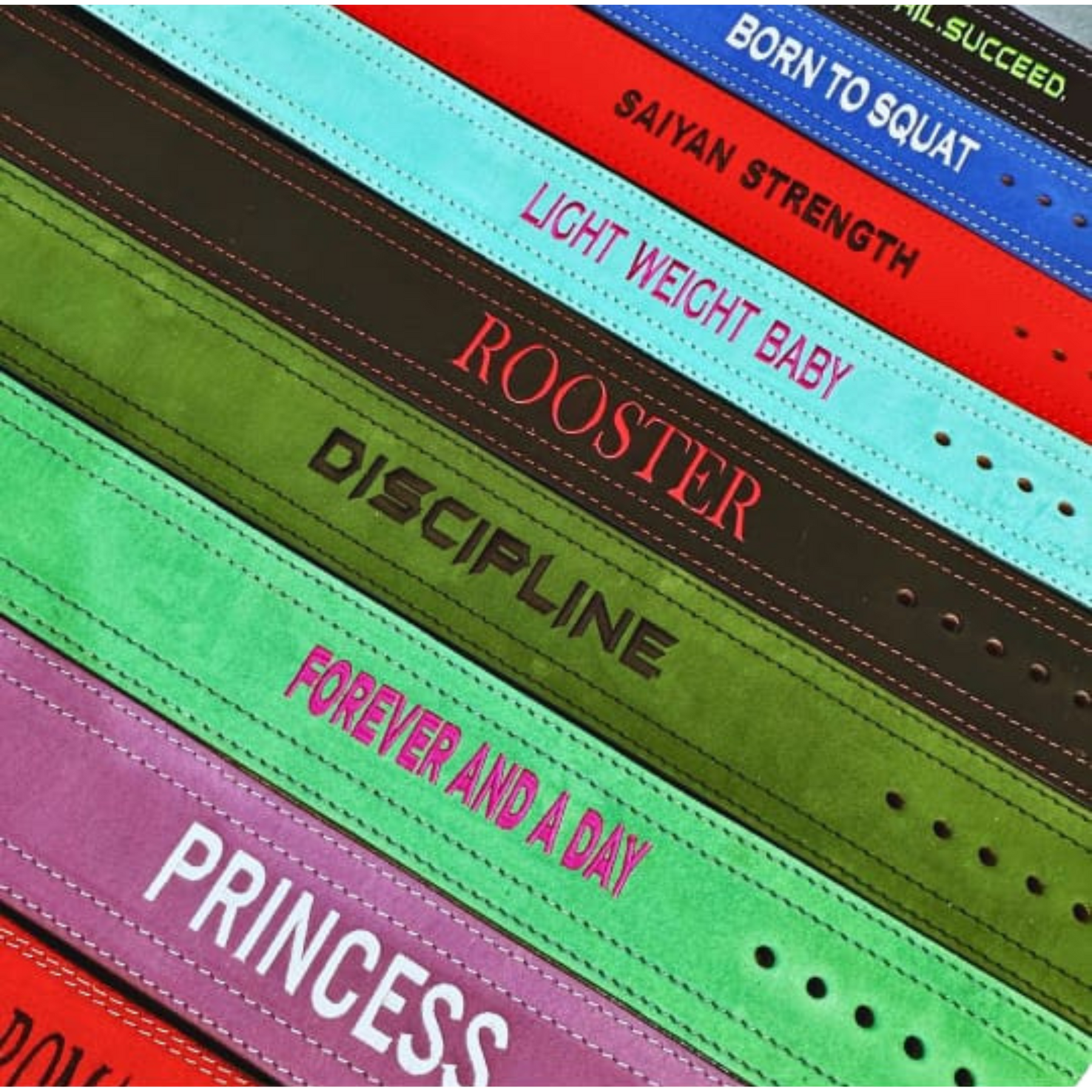 Customizable Belts Customize close